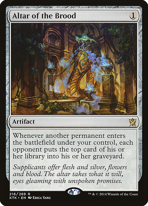 Magic the Gathering Card - Altar of the Brood - MTG Circle