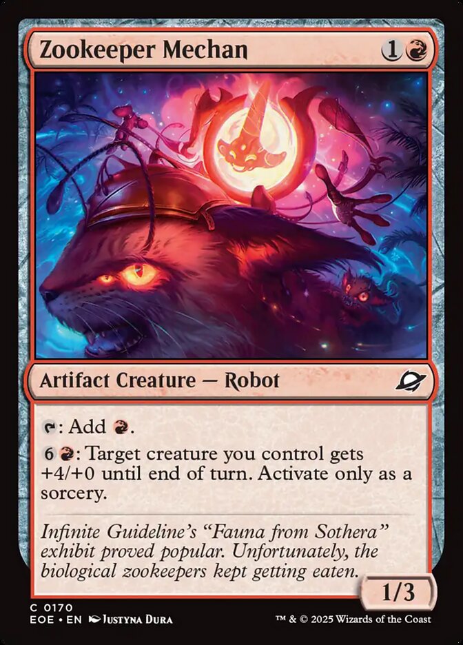 Magic the Gathering Card - Zookeeper Mechan - MTG Circle