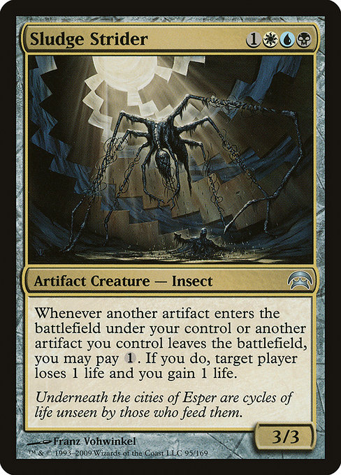 Magic the Gathering Card - Sludge Strider - MTG Circle