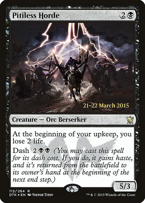 Magic the Gathering Card - Pitiless Horde - MTG Circle