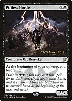 Magic the Gathering Card - Pitiless Horde - MTG Circle