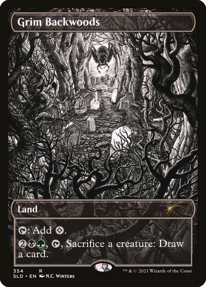 Magic the Gathering Card - Grim Backwoods - MTG Circle