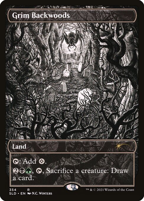 Magic the Gathering Card - Grim Backwoods - MTG Circle