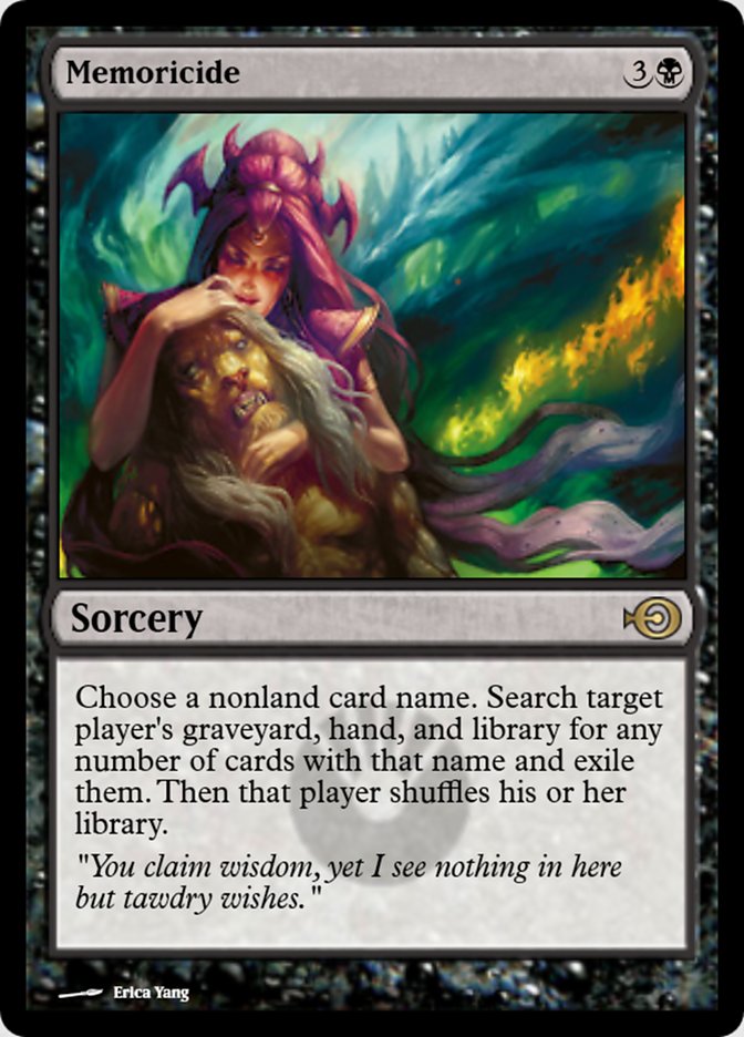 Magic the Gathering Card - Memoricide - MTG Circle