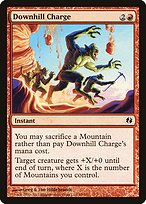 Magic the Gathering Card - Downhill Charge - MTG Circle