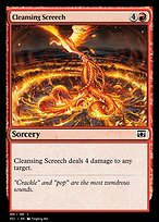 Magic the Gathering Card - Cleansing Screech - MTG Circle