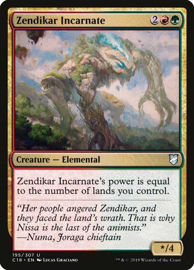 Magic the Gathering Card - Zendikar Incarnate - MTG Circle