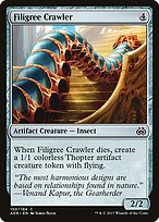 Magic the Gathering Card - Filigree Crawler - MTG Circle