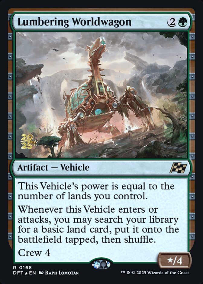 Magic the Gathering Card - Lumbering Worldwagon - MTG Circle