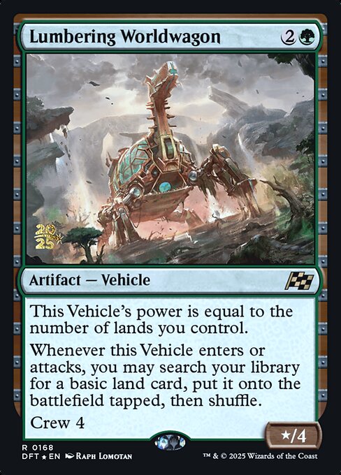 Magic the Gathering Card - Lumbering Worldwagon - MTG Circle
