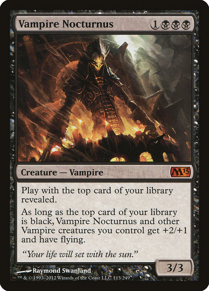 Magic the Gathering Card - Vampire Nocturnus - MTG Circle