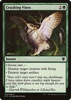 Magic the Gathering Card - Crushing Vines - MTG Circle