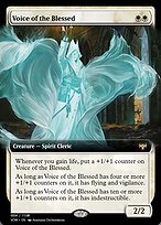 Magic the Gathering Card - Voice of the Blessed - MTG Circle