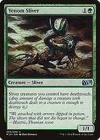 Magic the Gathering Card - Venom Sliver - MTG Circle