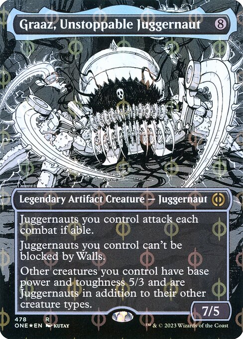 Magic the Gathering Card - Graaz, Unstoppable Juggernaut - MTG Circle