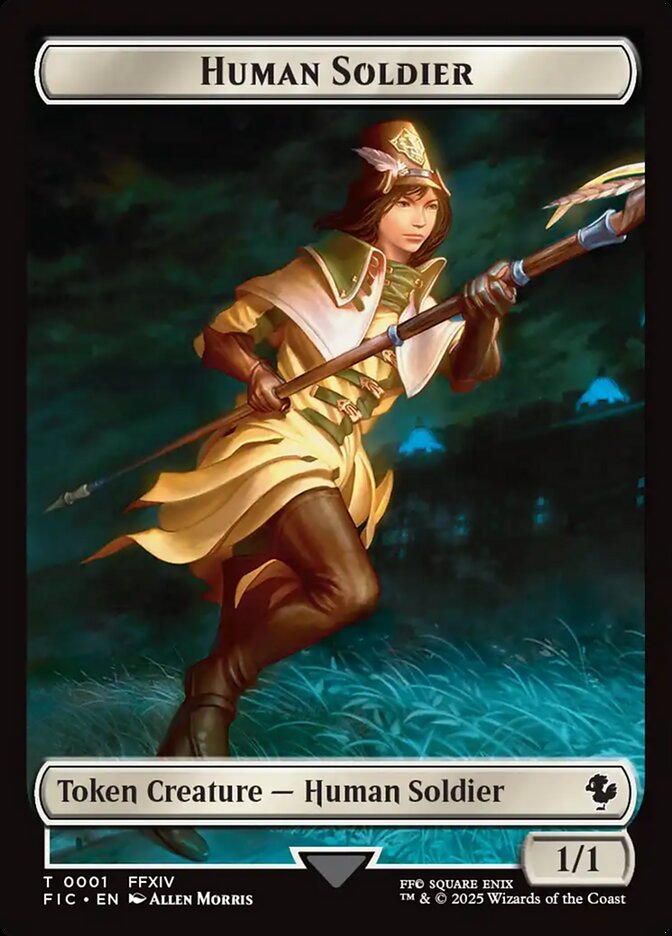 Magic the Gathering Card - Human Soldier - MTG Circle