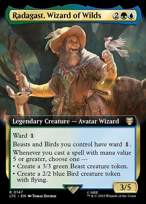 Magic the Gathering Card - Radagast, Wizard of Wilds - MTG Circle