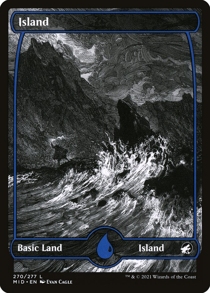 Magic the Gathering Card - Island - MTG Circle