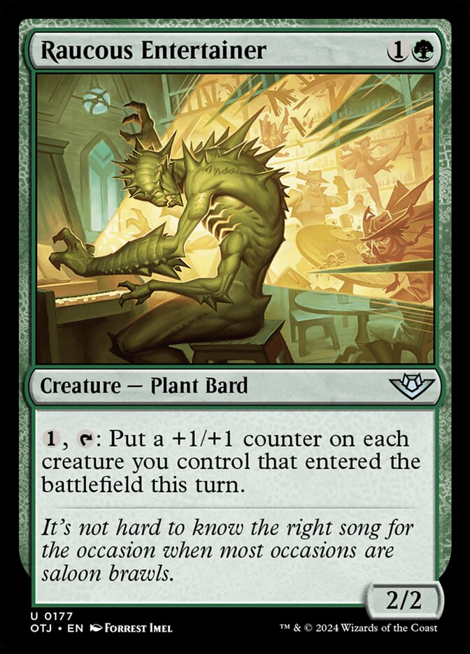 Magic the Gathering Card - Raucous Entertainer - MTG Circle
