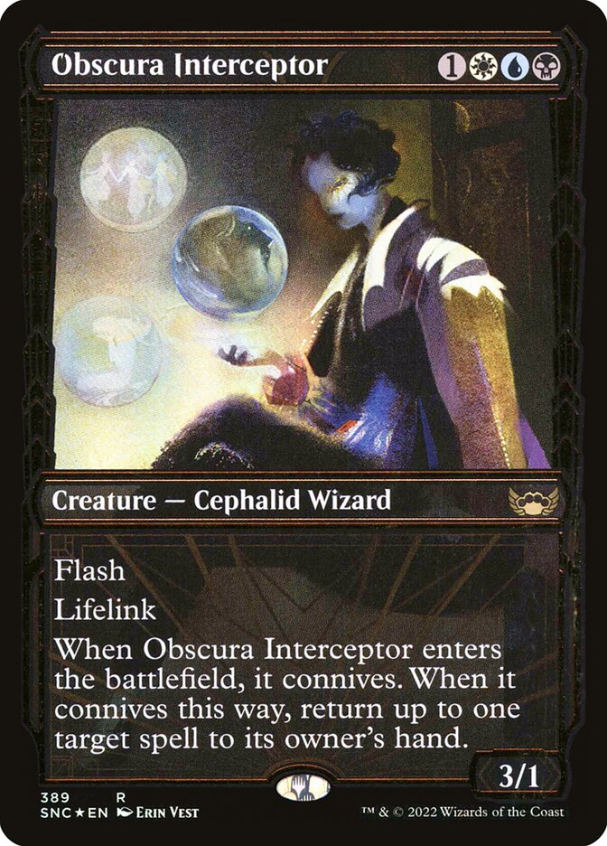 Magic the Gathering Card - Obscura Interceptor - MTG Circle