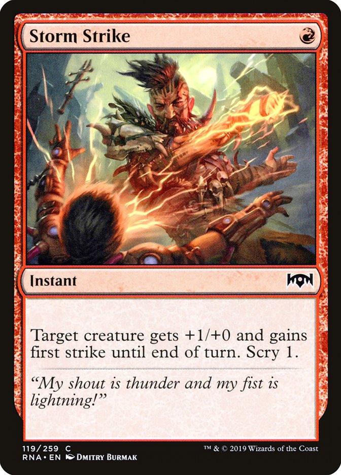 Magic the Gathering Card - Storm Strike - MTG Circle
