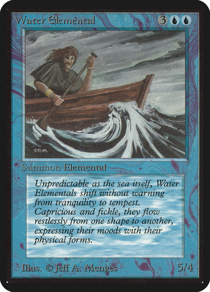 Magic the Gathering Card - Water Elemental - MTG Circle