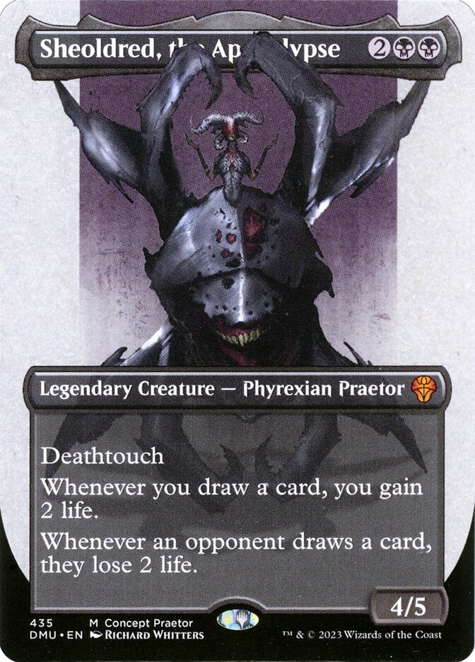 Magic the Gathering Card - Sheoldred, the Apocalypse - MTG Circle