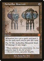 Magic the Gathering Card - Aetherflux Reservoir - MTG Circle