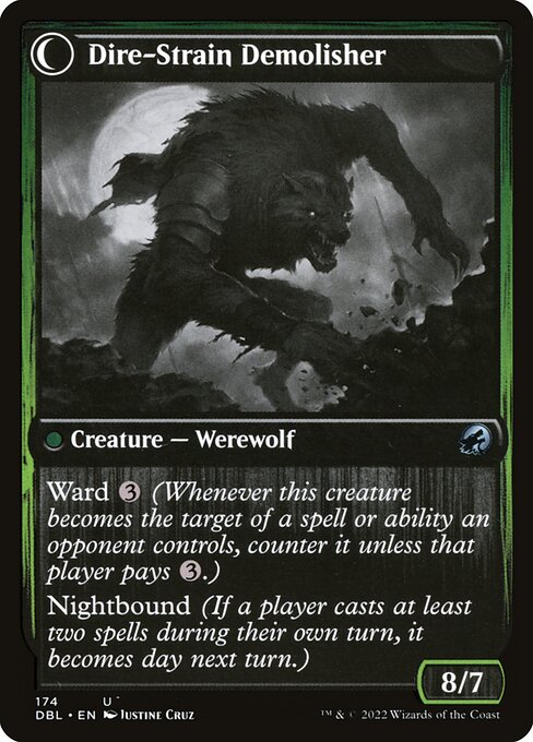 Magic the Gathering Card - Dire-Strain Demolisher - MTG Circle