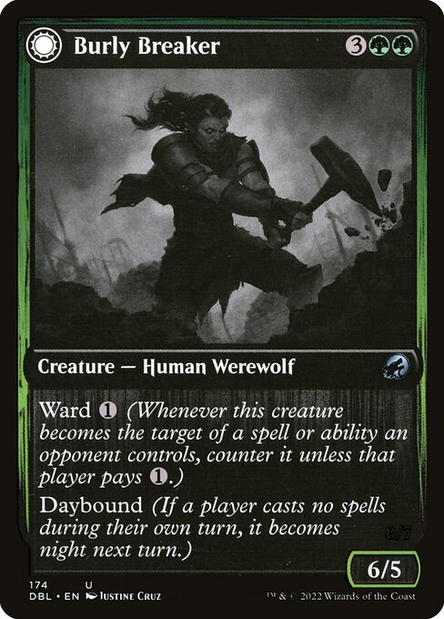 Magic the Gathering Card - Burly Breaker - MTG Circle