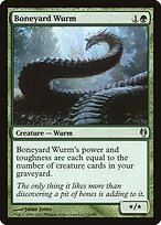 Magic the Gathering Card - Boneyard Wurm - MTG Circle