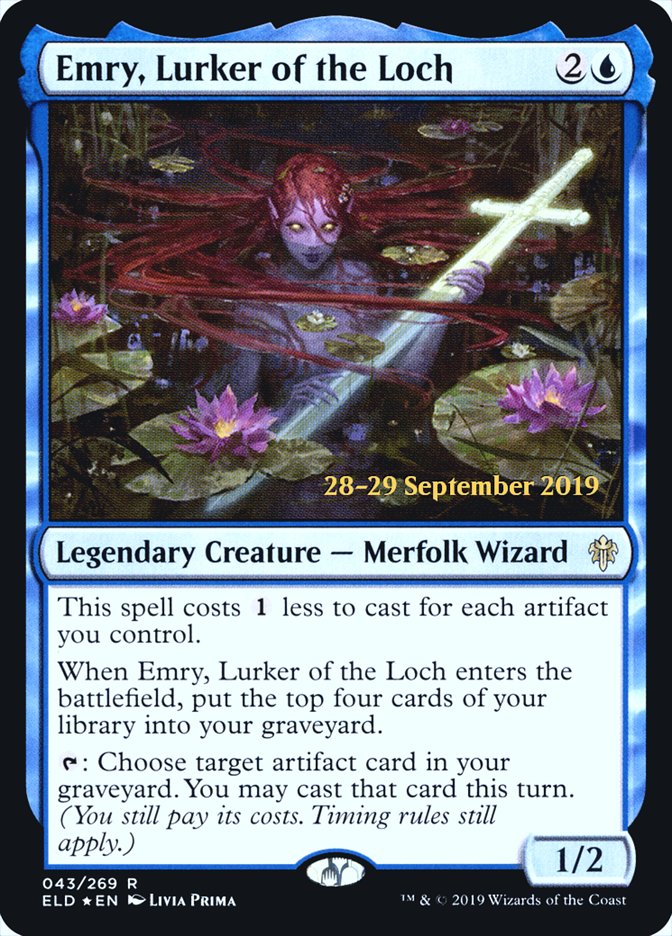 Magic the Gathering Card - Emry, Lurker of the Loch - MTG Circle