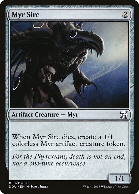 Magic the Gathering Card - Myr Sire - MTG Circle