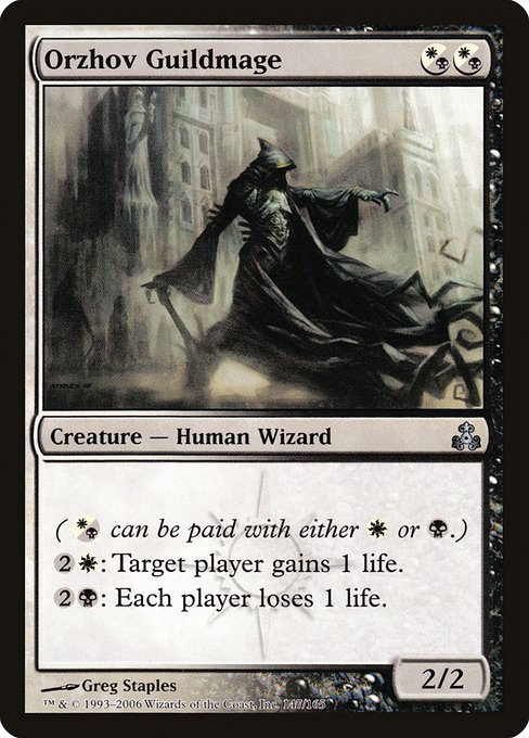 Magic the Gathering Card - Orzhov Guildmage - MTG Circle