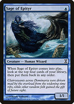 Magic the Gathering Card - Sage of Epityr - MTG Circle