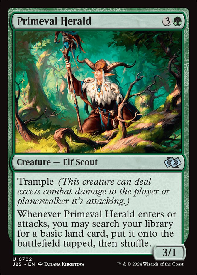Magic the Gathering Card - Primeval Herald - MTG Circle