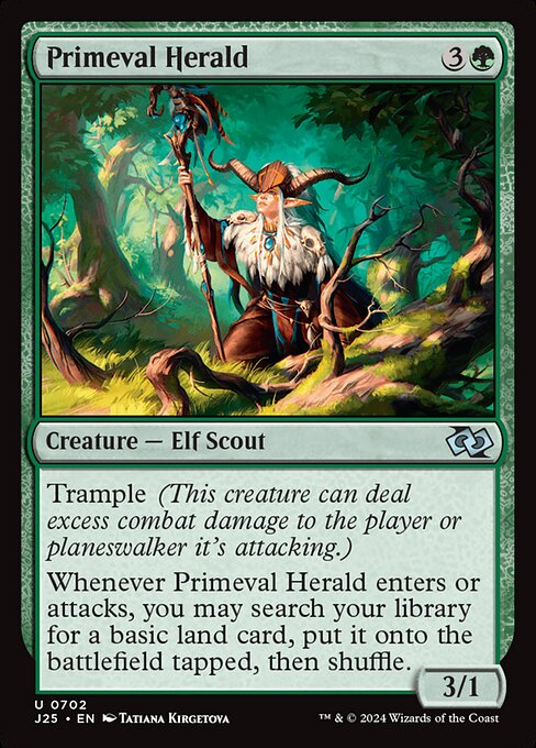 Magic the Gathering Card - Primeval Herald - MTG Circle