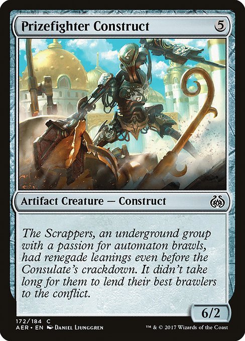 Magic the Gathering Card - Prizefighter Construct - MTG Circle