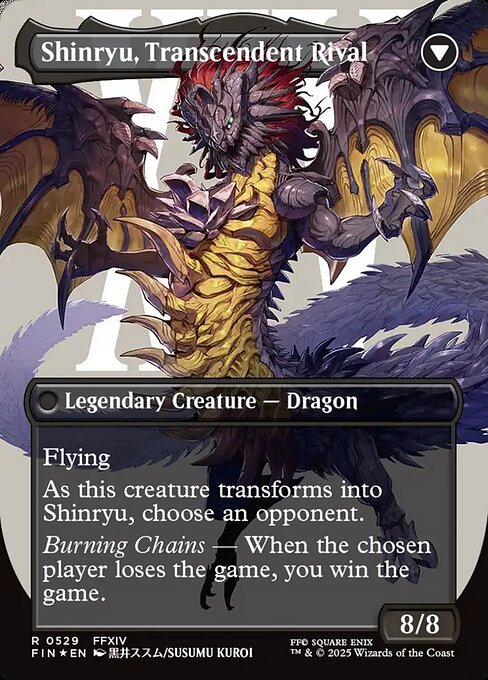 Magic the Gathering Card - Shinryu, Transcendent Rival - MTG Circle