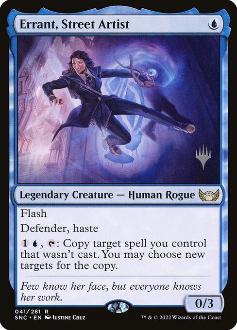 Magic the Gathering Card - Errant, Street Artist - MTG Circle