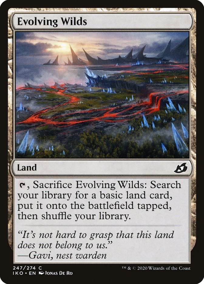 Magic the Gathering Card - Evolving Wilds - MTG Circle