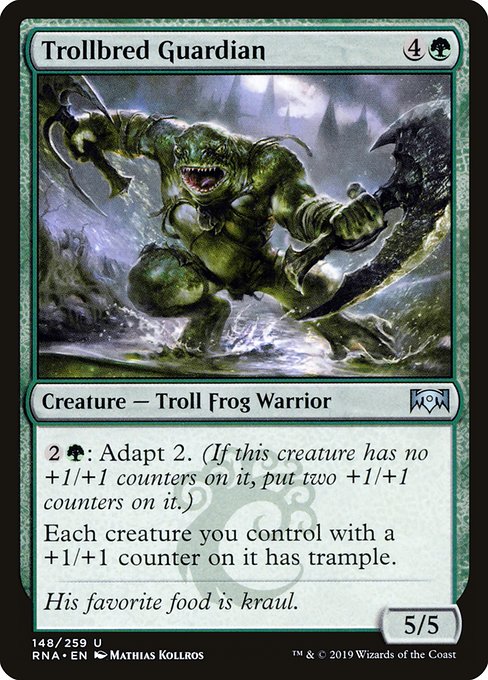 Magic the Gathering Card - Trollbred Guardian - MTG Circle