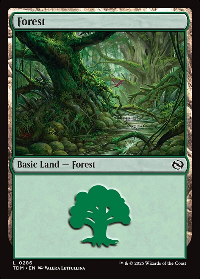 Magic the Gathering Card - Forest - MTG Circle