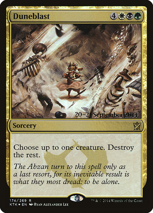 Magic the Gathering Card - Duneblast - MTG Circle