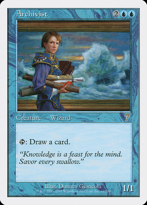 Magic the Gathering Card - Archivist - MTG Circle