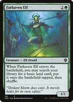 Magic the Gathering Card - Farhaven Elf - MTG Circle