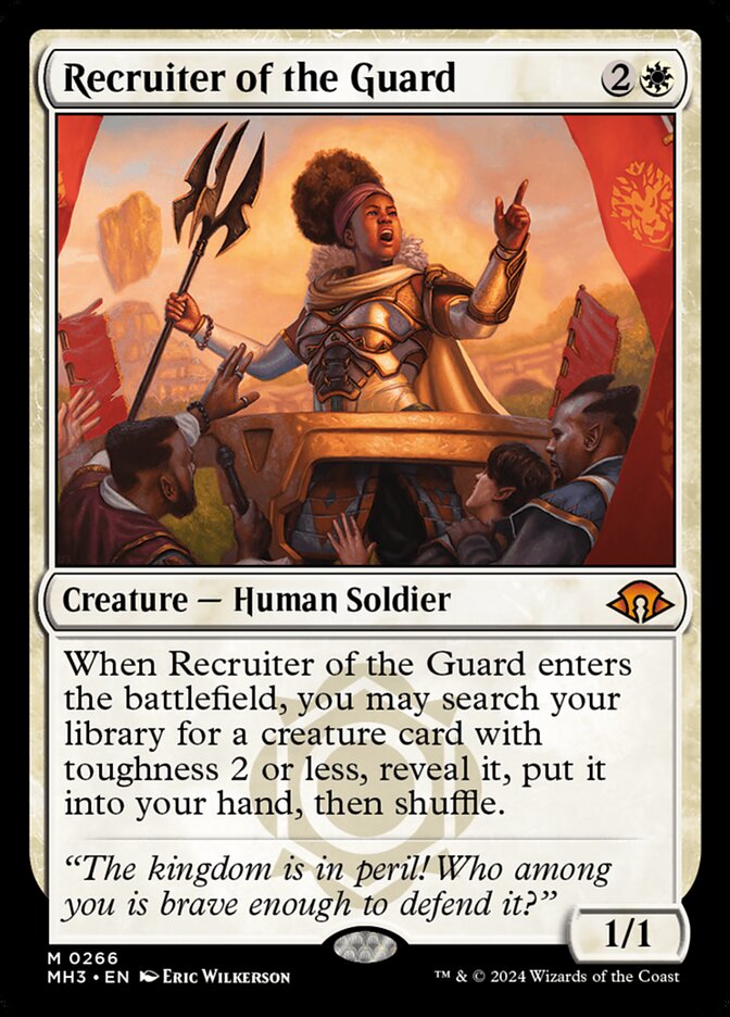 Magic the Gathering Card - Recruiter of the Guard - MTG Circle