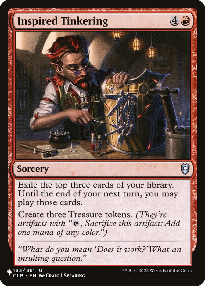 Magic the Gathering Card - Inspired Tinkering - MTG Circle