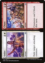 Magic the Gathering Card - Order // Chaos - MTG Circle