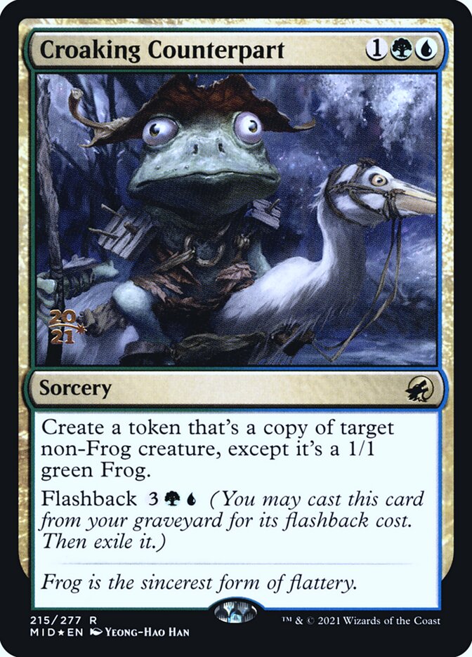 Magic the Gathering Card - Croaking Counterpart - MTG Circle